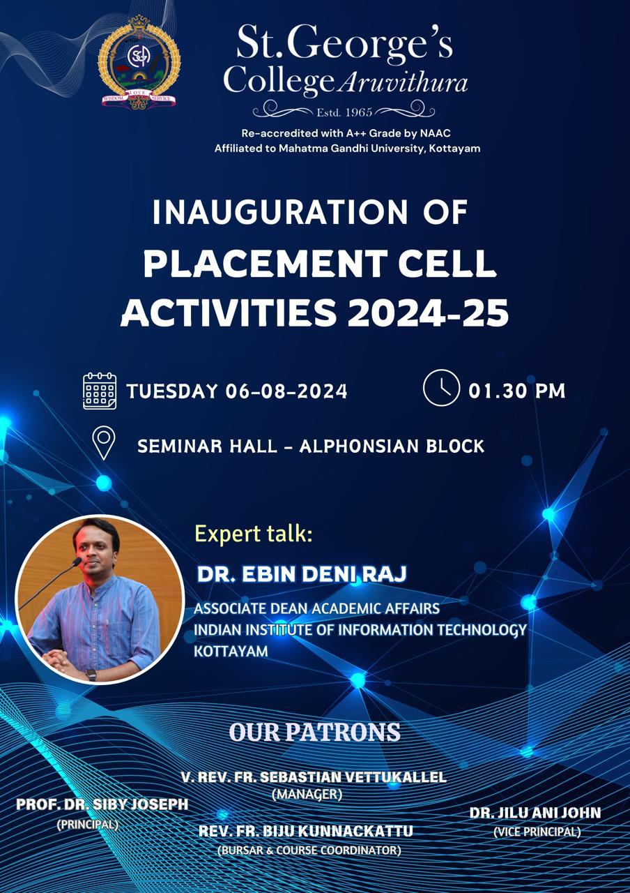 Inauguration of Placement Cell Activities 2024-25